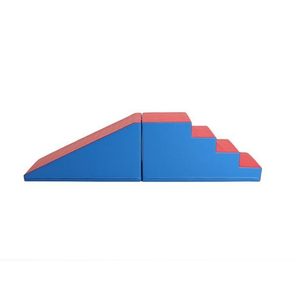 Soft Play Step and Slide Set - Blue and Red - Image 9