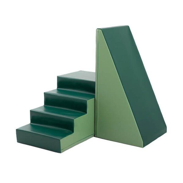 Soft Play Step and Slide Set - Green - Image 8