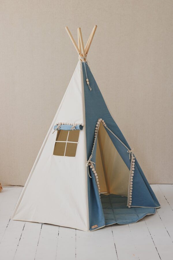 Tipi-Zelt-Jeans-mit-Pompons – Bild 3