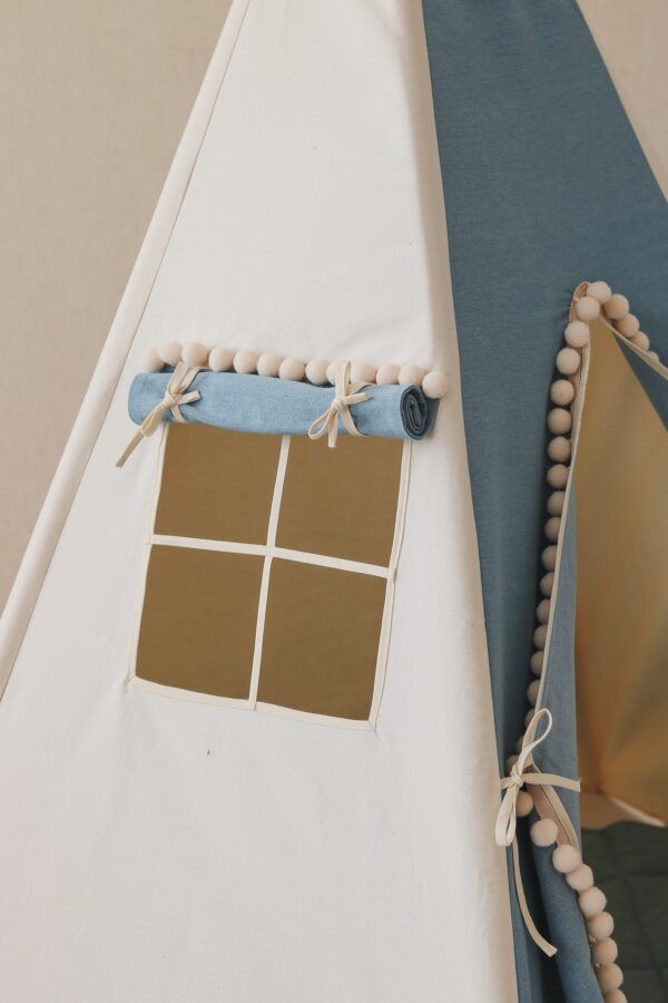 Tipi-Zelt-Jeans-mit-Pompons – Bild 2
