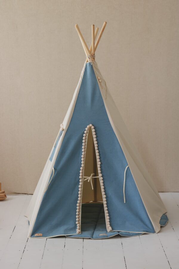 Tipi-Zelt-Jeans-mit-Pompons – Bild 4