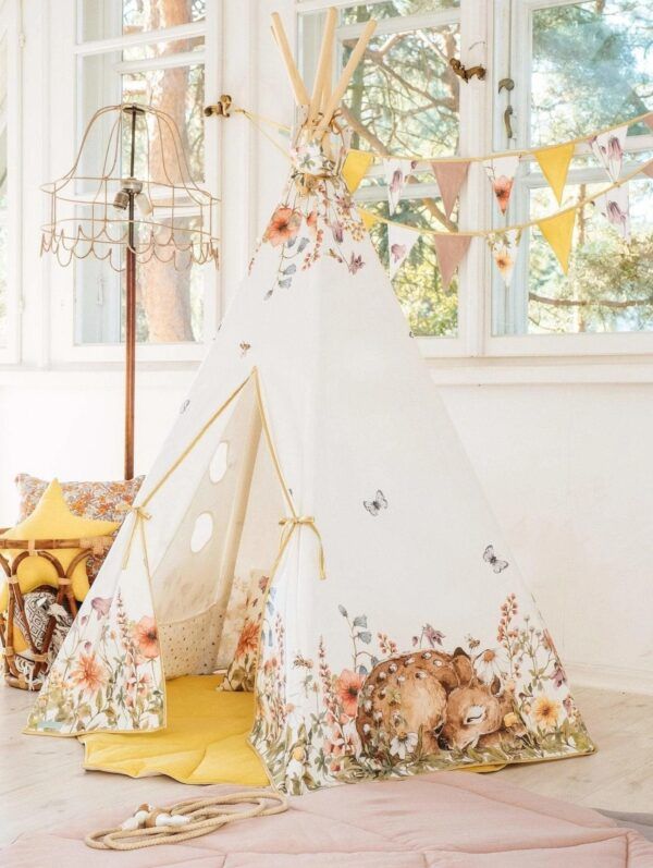 Teepee Tent - Wildflowers - Image 3