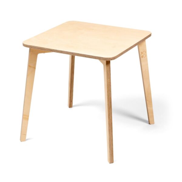 TULLA - Height-extendable Kids Table - Natural Wood - Image 2