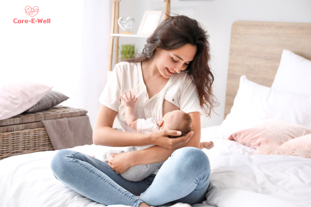 Breastfeeding parent deciding whether to offer the second breast after a newborn finishes one side