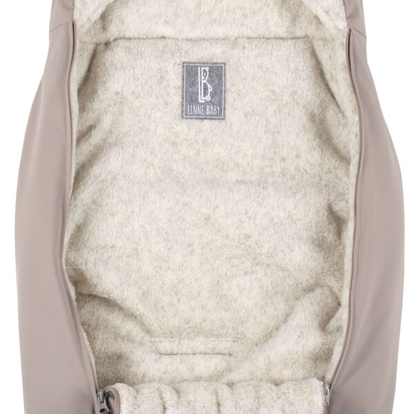 Baby Winter Footmuff – Beige, One Size - Image 2