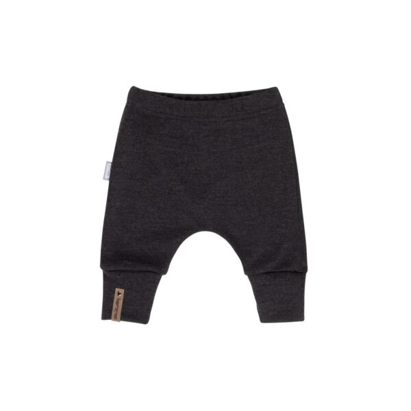 Children’s Merino Wool Top and Trousers Set – Dark Grey - Image 3