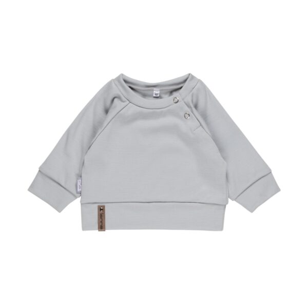Children’s Merino Wool Top and Trousers Set – Grey - Image 3
