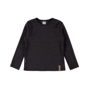 Children’s Merino Wool Top – Dark Grey