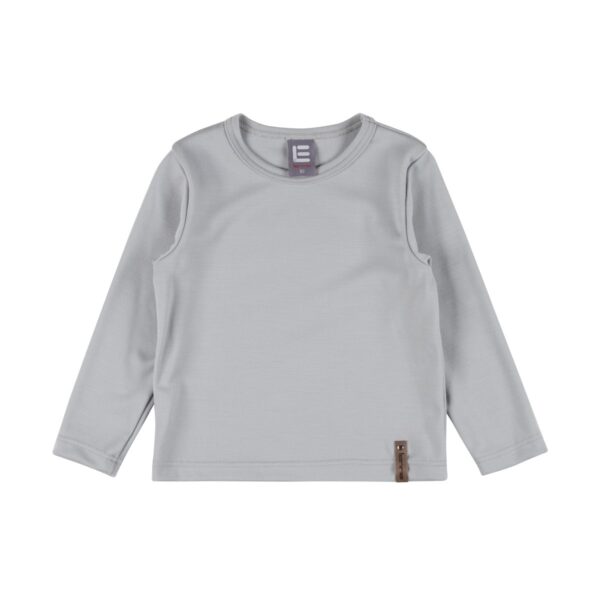 Children’s Merino Wool Top – Grey - Image 2