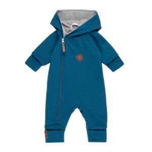 Baby-Overall aus Merinowolle mit Baumwollfutter – Blau