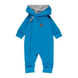 Baby-Overall aus Merinowolle mit Baumwollfutter – Leuchtendes Blau