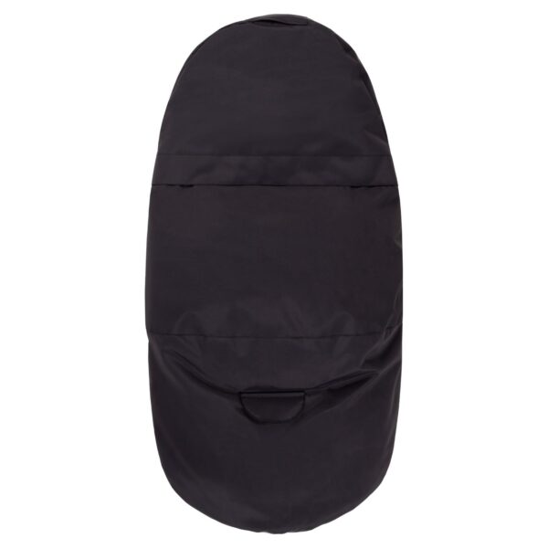 Down-Filled Baby Winter Footmuff – Black, One Size - Image 3