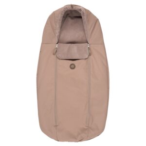 Down-Filled Baby Winter Footmuff – Brown / Beige, One Size