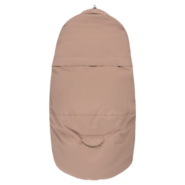 Down-Filled Baby Winter Footmuff – Brown / Beige, One Size - Image 3