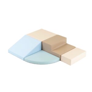 Softplay-Set Eck-Kletterelement – Erd-Pastell