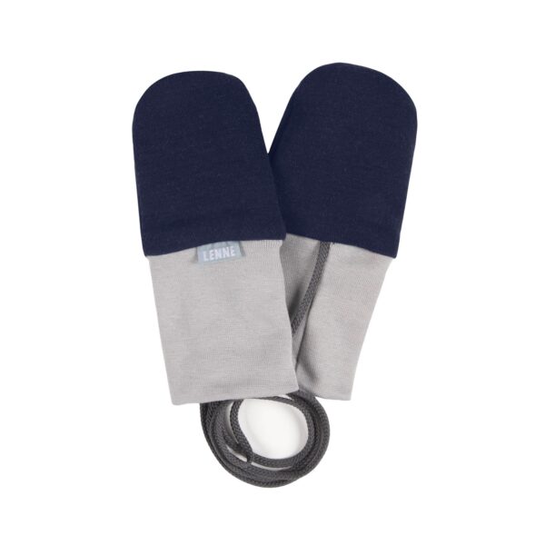 Merino Wool Baby Mittens – Blue