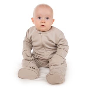 Merino Wool Baby Overall – Beige