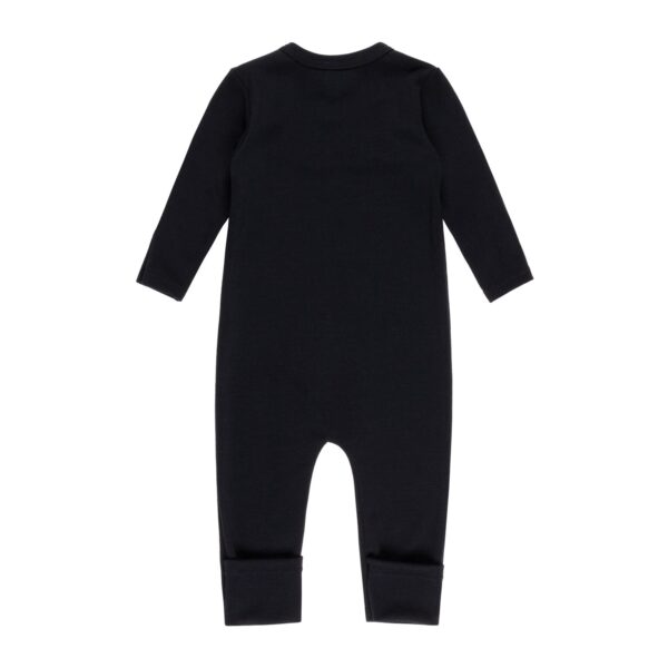 Baby-Overall aus Merinowolle – Schwarz – Bild 2