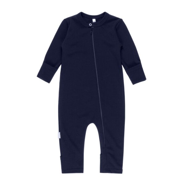 Merino Wool Baby Overall – Blue