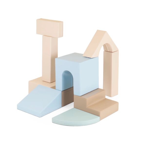 Multifunctional Soft Play Set Baby Gym - Earth Pastel - Image 3