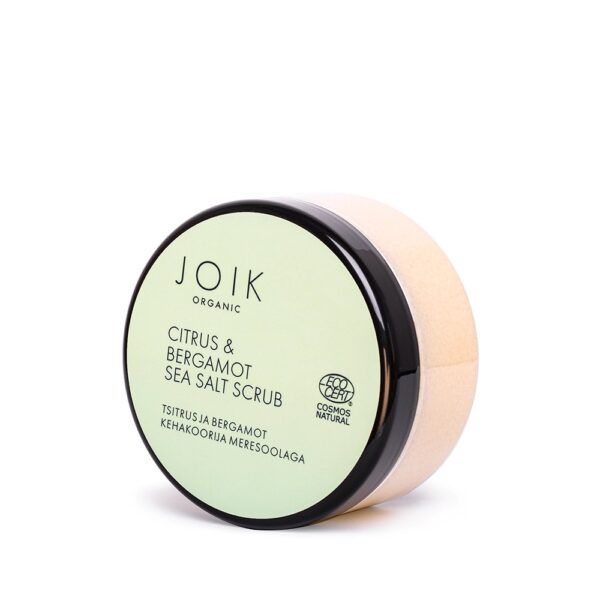 Organic Citrus & Bergamot Sea Salt Scrub COS NAT 240 gr