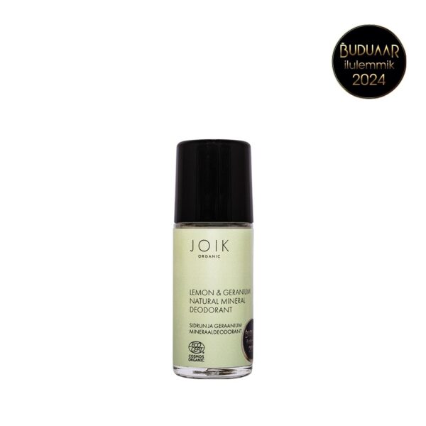 Organic Lemon & Geranium Natural Mineral Deodorant COS ORG 50 ml - Image 3