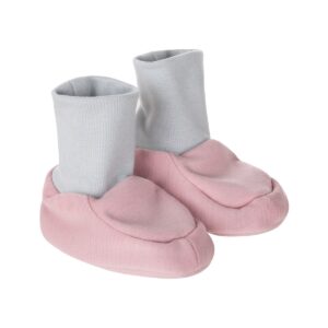 Rosa gefütterte Merinowoll-Baby-Booties