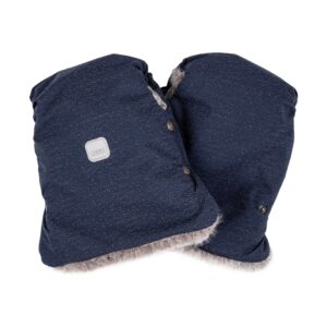 Reflective Stroller Mittens – Blue