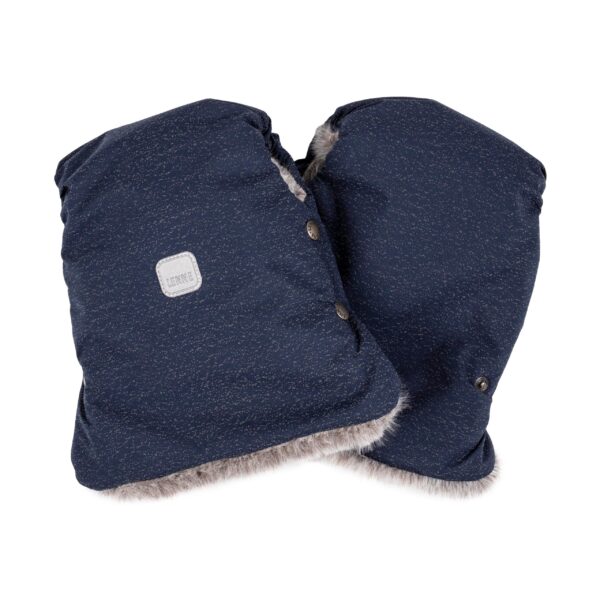 Reflective Stroller Mittens – Blue