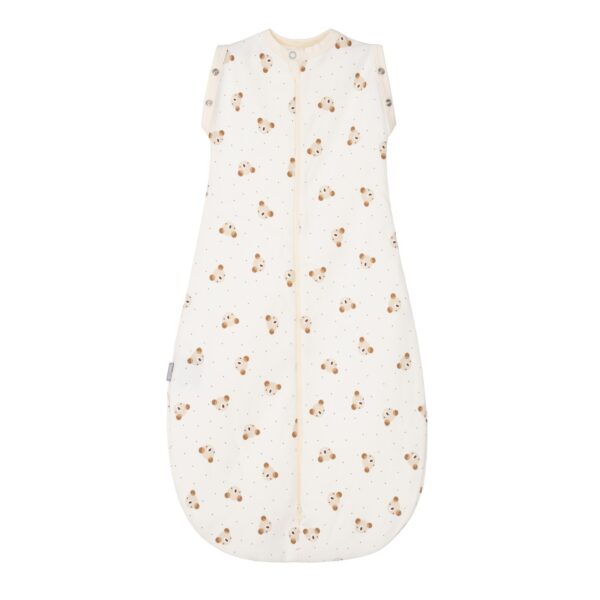 Baby Swaddle and Sleeping Bag 0.5 TOG – Beige / White